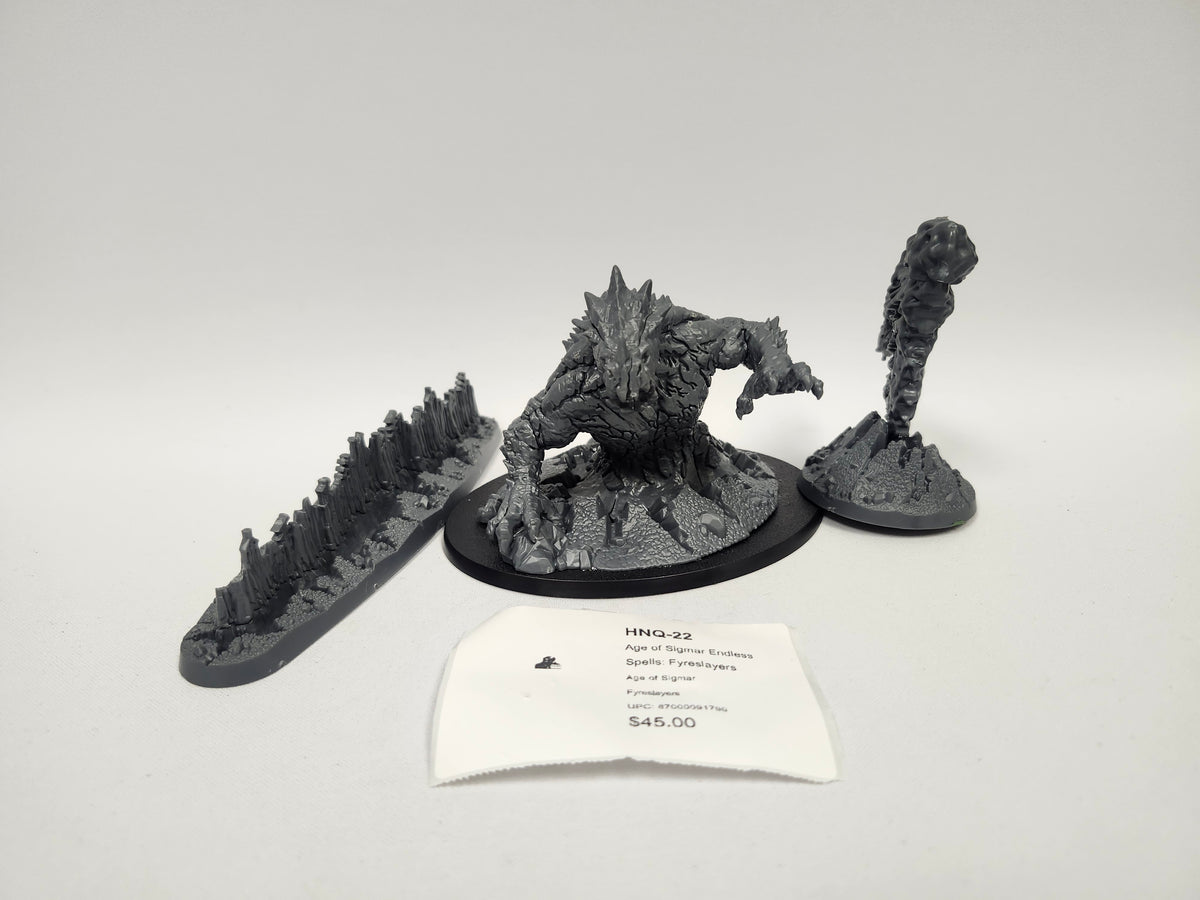 Age of Sigmar Endless Spells: Fyreslayers HNQ-22