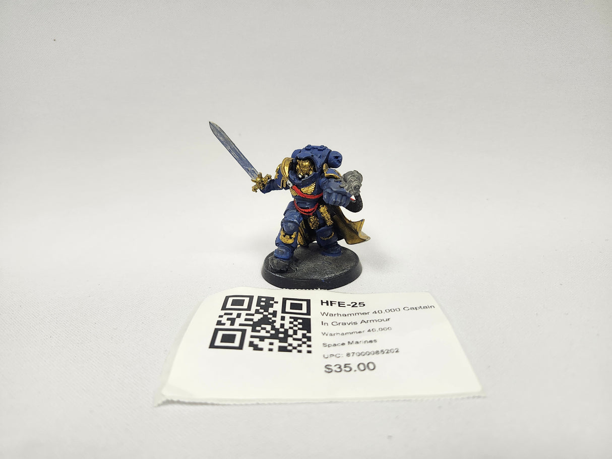 Warhammer 40,000 Captain In Gravis Armour HFE-25