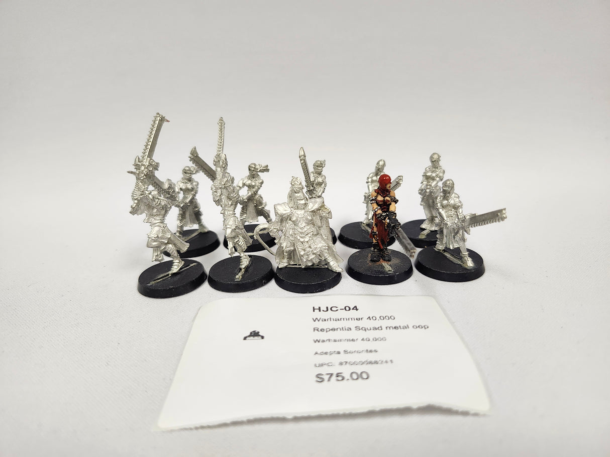 Warhammer 40,000 Repentia Squad metal oop HJC-04