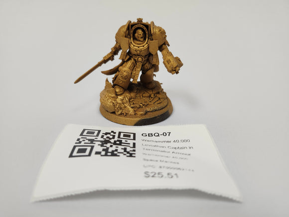 Warhammer 40,000 Leviathan Captain in Terminator Armour GBQ-07