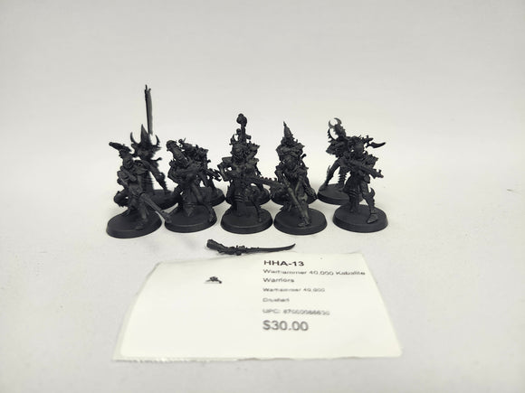 Warhammer 40,000 Kabalite Warriors HHA-13