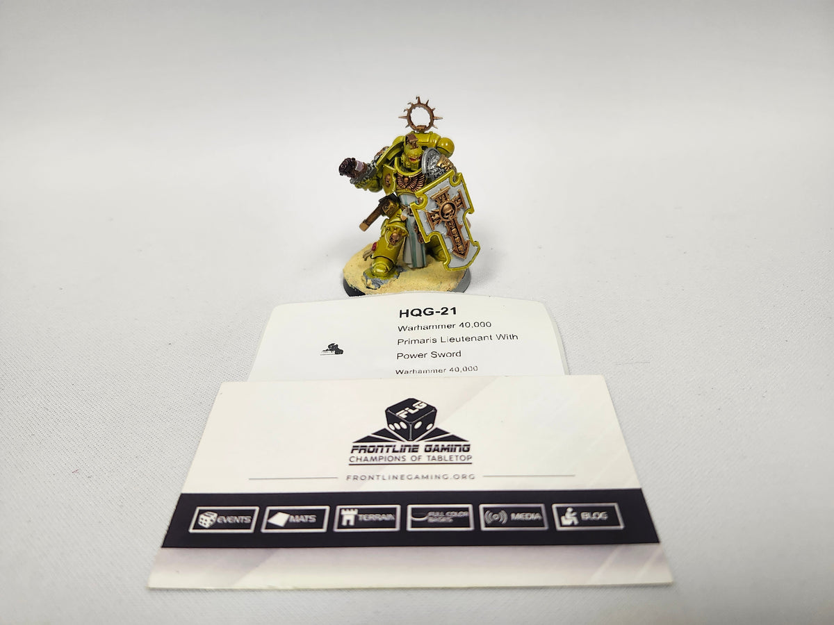 Warhammer 40,000 Primaris Lieutenant With Power Sword HQG-21
