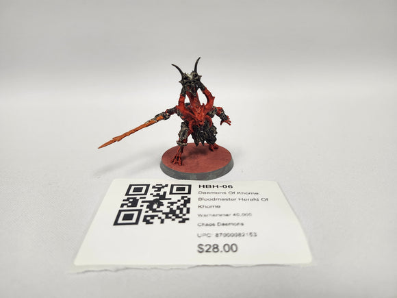 Daemons Of Khorne: Bloodmaster Herald Of Khorne HBH-06