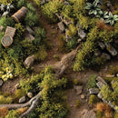 Strong Green Shrubs - diorama