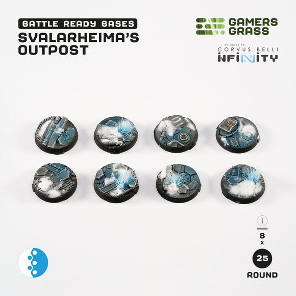 Gamers Grass: Svalarheima’s Outpost - Round 25mm (8x)