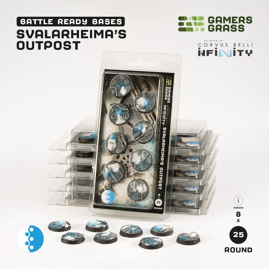 Gamers Grass: Svalarheima’s Outpost - Round 25mm (8x)