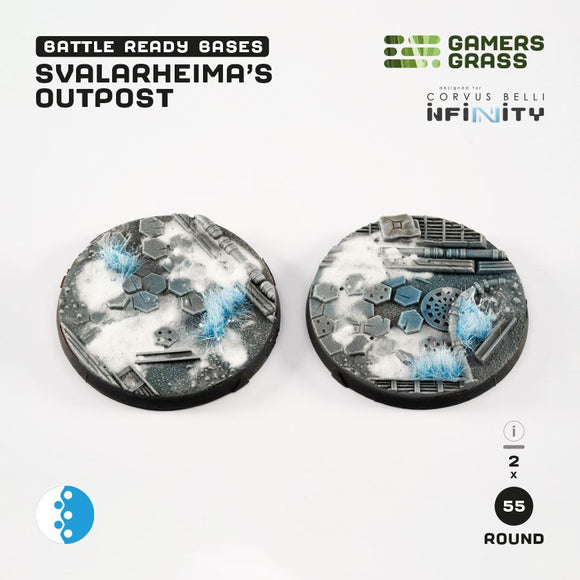 Gamers Grass: Svalarheima’s Outpost - Round 55mm (2x)