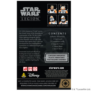 Star Wars: Legion- Clone Commander Cody Commander Expansion