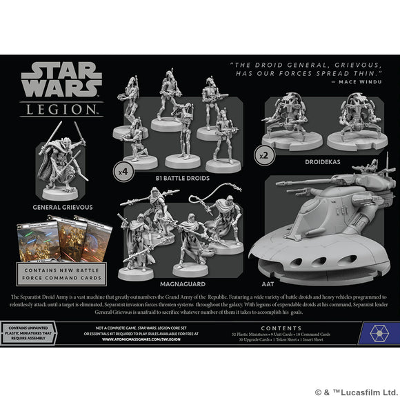 Star Wars : Legion - Separatist Invasion Force