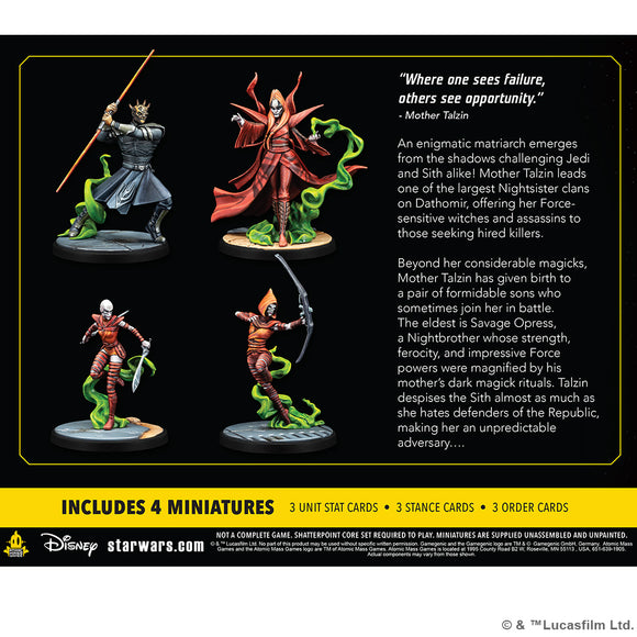 Star Wars : Shatterpoint - Witches of Dathomir: Mother Talizin Squad Pack