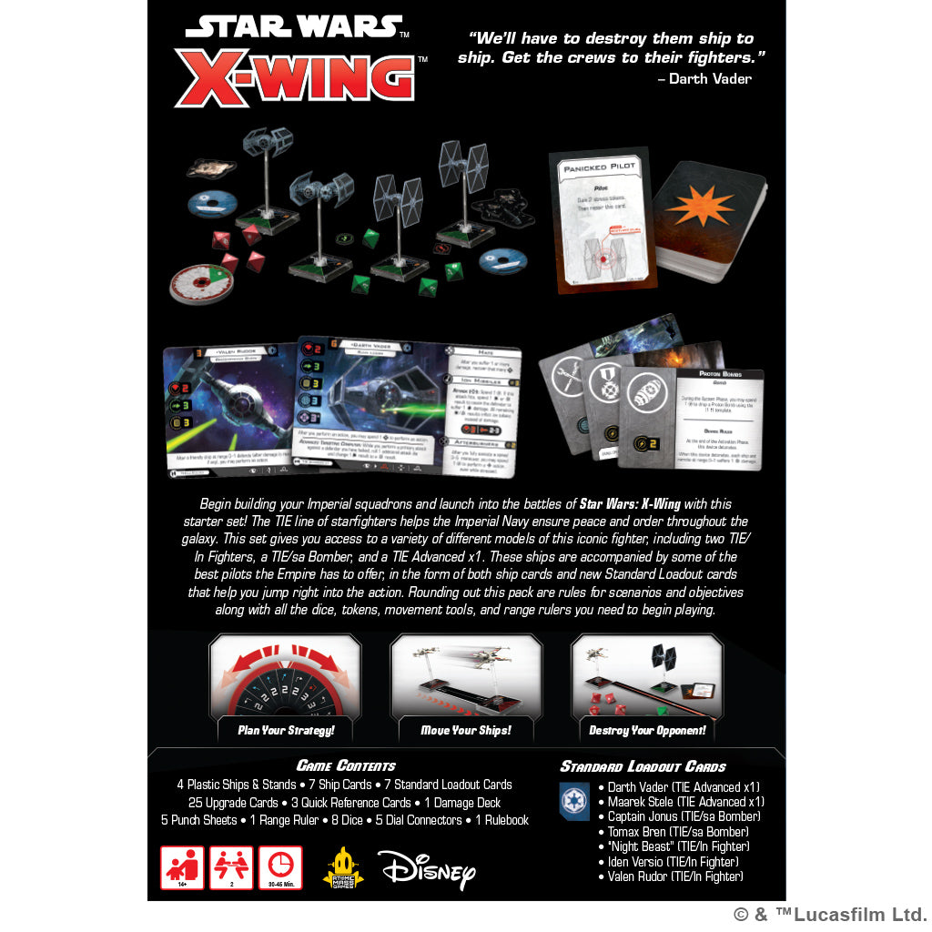 Star Wars: X-Wing-  Galactic Empire Squadron Starter Pack