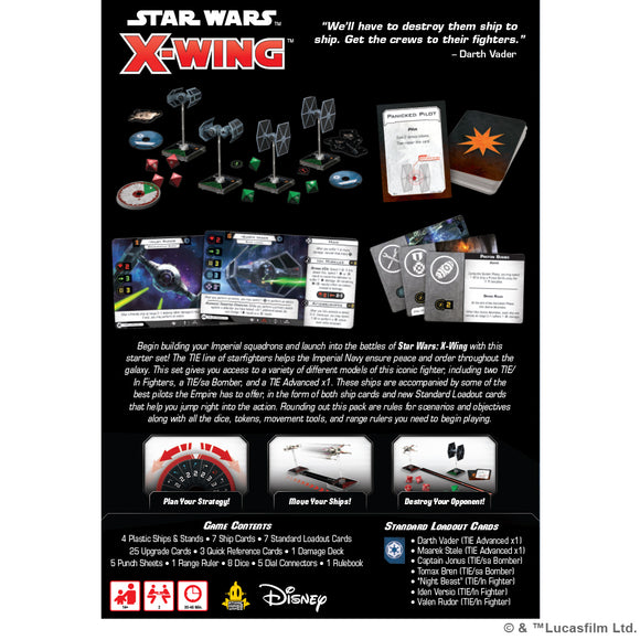 Star Wars: X-Wing-  Galactic Empire Squadron Starter Pack