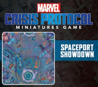 Marvel Crisis Protocol: Spaceport Showdown Game Mat