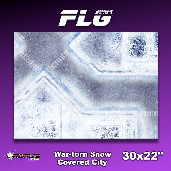 FLG Mats: War-torn Snow Covered City 1