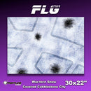 FLG Mats: War-torn Snow Covered Cobblestone City 1-10