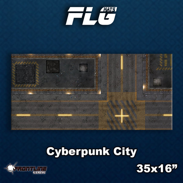 FLG Mats: Cyberpunk City 1