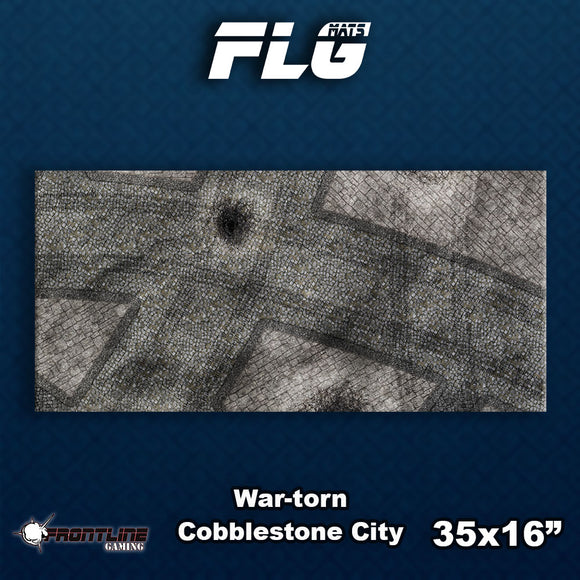 FLG Mats: War-torn Cobblestone City 1