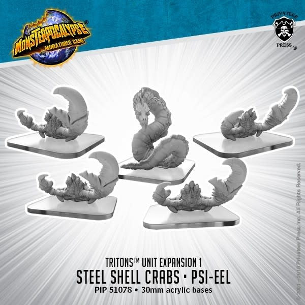 Monsterpocalypse: Triton- Steel Shell Crabs & Psi-Eel, Unit