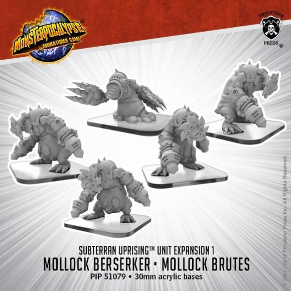 Monsterpocalypse: Subterran- Mollock Brutes & Mollock Berserker, Unit