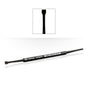 A long, slim black texture spreader tool lies diagonally on a white background, with a flat paddle tip at one end and a narrow rounded end at the other. An inset shows the paddle tip close up; white lettering on the handle reads “TEXTURE CITADEL.”