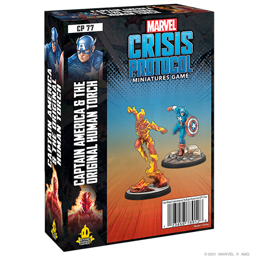 Marvel Crisis Protocol: Captain America & The Original Human Torch