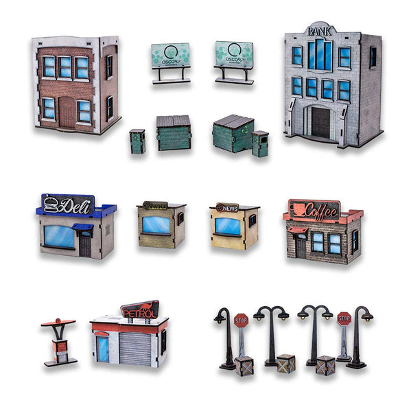 FLG Full Color Terrain: Metropolis Complete Set