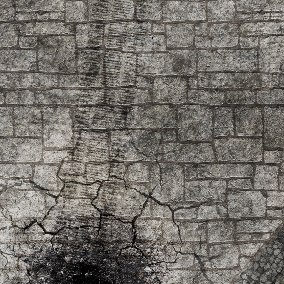 FLG Mats: War-torn Cobblestone City 1
