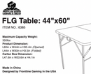 (Pre-Order) FLG Tables: 60" x 44"-9