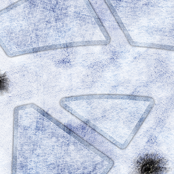 FLG Mats: War-torn Snow Covered Cobblestone City 1