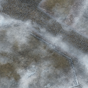 FLG Mats: Snow Cobblestone Village - 0