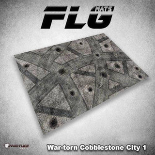 FLG Mats: War-torn Cobblestone City 1