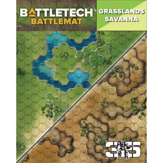 BattleTech: Battle Mat - Grasslands Savanna