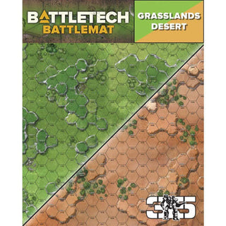 BattleTech: Battle Mat - Grasslands Desert