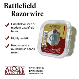 The Army Painter:  Basing, Razor Wire