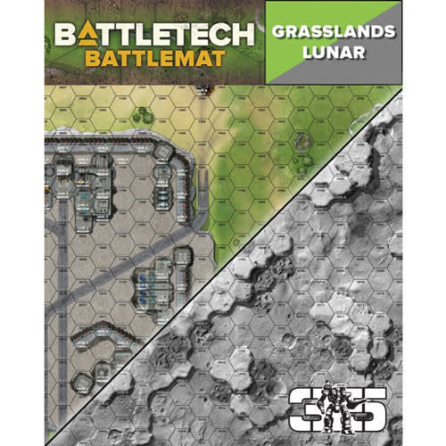 BattleTech: Battle Mat - Grasslands Lunar