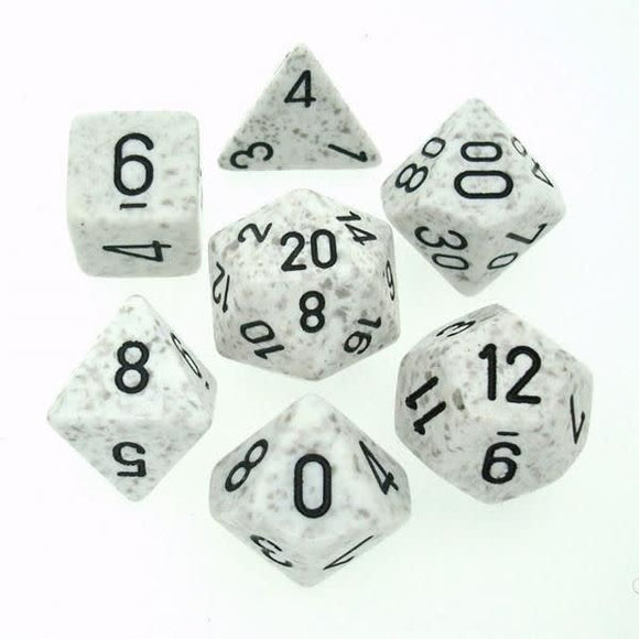 Chessex: Speckled Arctic Camo Polyhedral 7-Die Set