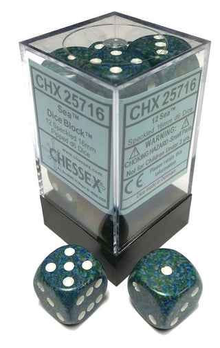 Chessex: Speckled Sea Set of 12 D6 Dice