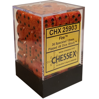 Chessex: Speckled Fire Set of 36 D6 Dice