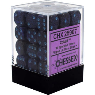 Chessex: Speckled Cobalt Set of 36 D6 Dice