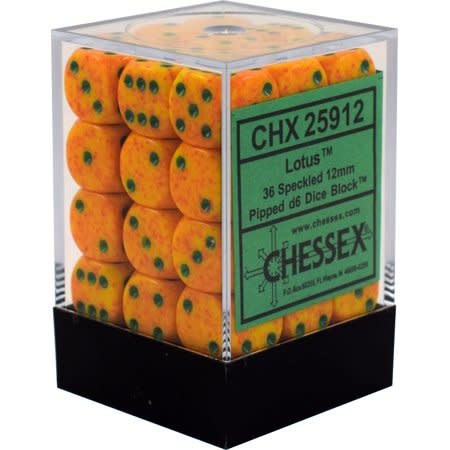 Chessex: Speckled Lotus Set of 36 D6 Dice
