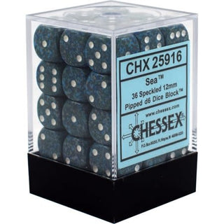 Chessex: Speckled Sea Set of 36 D6 Dice