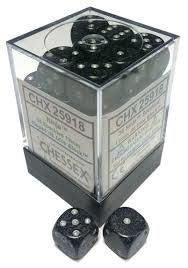 Chessex: Speckled Ninja Set of 36 D6 Dice