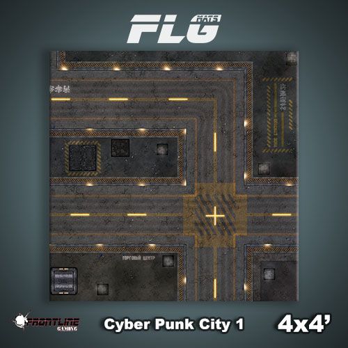 FLG Mats: Cyberpunk City 1