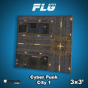 FLG Mats: Cyberpunk City 1