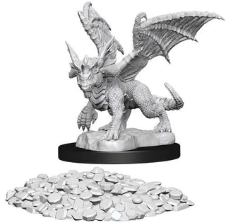 D&D Minis: Nolzur's Marvelous Unpainted Miniatures, W10 Blue Dragon Wyrmling