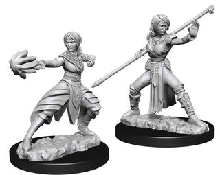 D&D Minis: Nolzur's Marvelous Unpainted Miniatures, W10 Female Half-Elf Monk