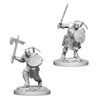 D&D Minis: Nolzur's Marvelous Unpainted Miniatures, W4 Earth Genasi Male Fighter