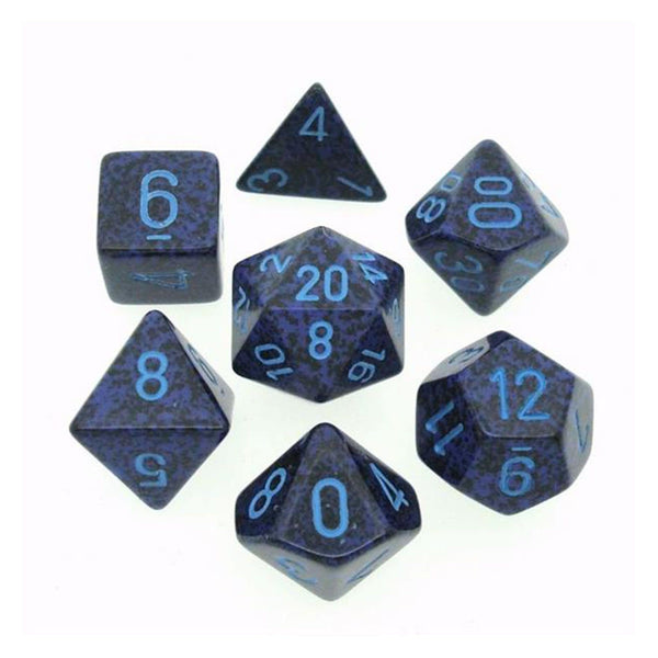 Chessex: Speckled Cobalt Polyhedral 7-Die Set