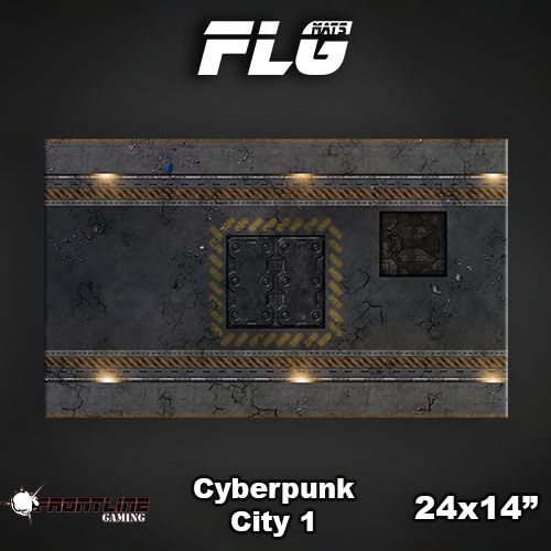 FLG Mats: Cyberpunk City 1