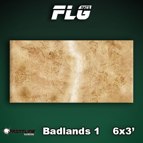 FLG Neoprene Gaming Mats: Badlands 1